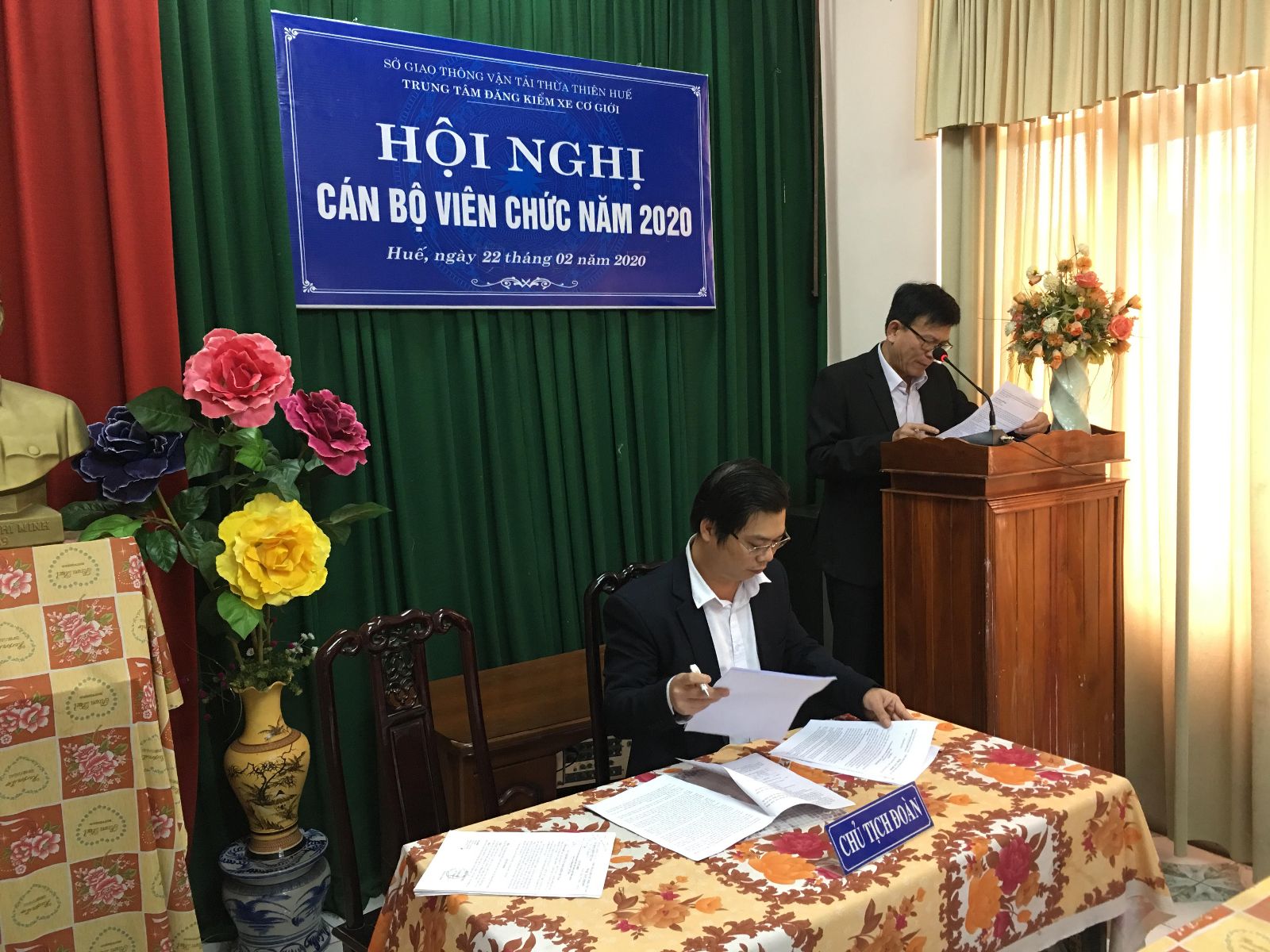Hội Nghị CBVC Trung tâm Đăng kiểm xe cơ giới Thừa Thiên Huế năm 2020